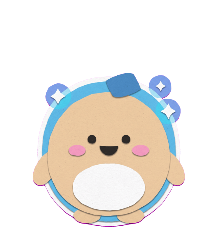 Mr. Chud as a flat paper-cutout cartoon, the in-app Cutout skin