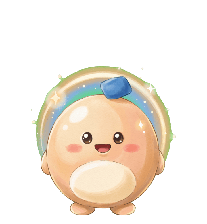 Mr. Chud in a soft painterly storybook style, the in-app Ghibli skin